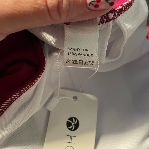 WOMEN’S Holipick Tankini Maroon / Red - Size L **TOP ONLY ** - Picture 2 of 5